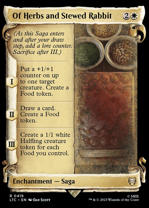 Of Herbs and Stewed Rabbit (419) [Tales of Middle-earth Commander] [Showcase]