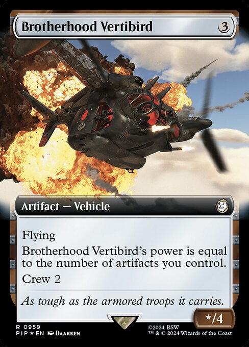 Brotherhood Vertibird (959) [Fallout]