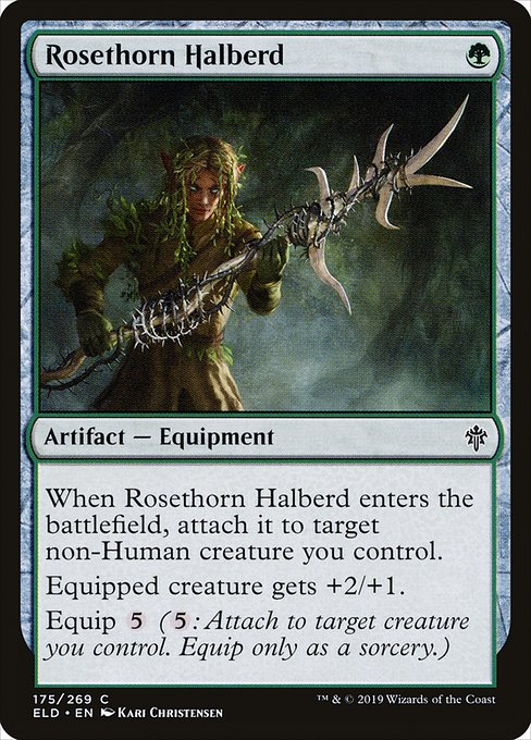 Rosethorn Halberd (175) [Throne of Eldraine]