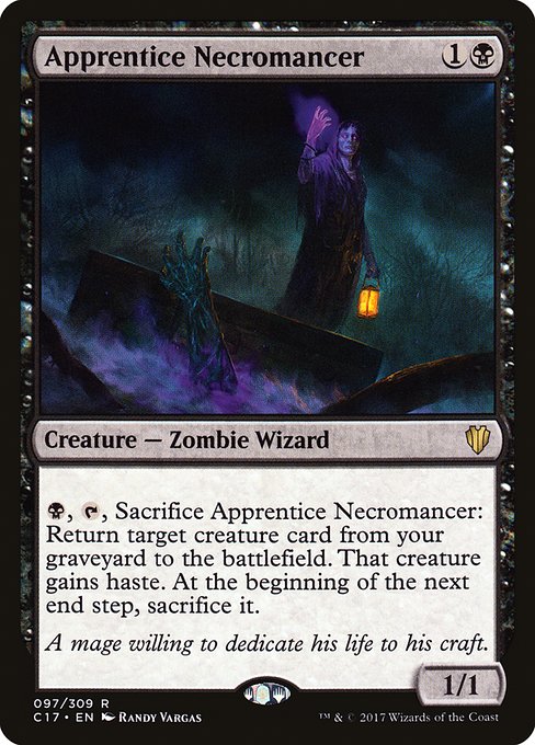 Apprentice Necromancer (97) [Commander 2017]