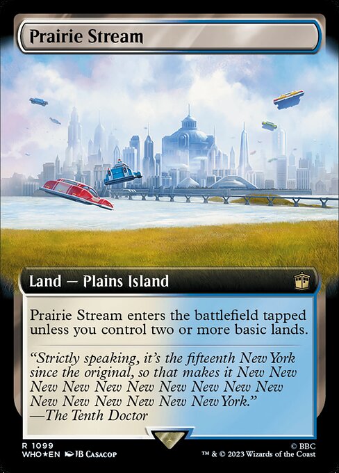 Prairie Stream (1099) [Doctor Who] [Extended Art]