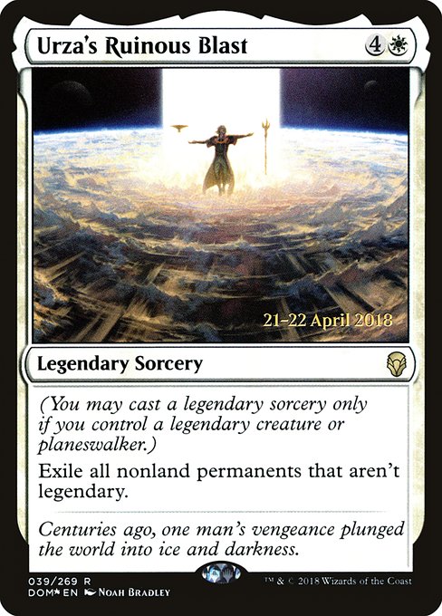 Urza's Ruinous Blast (39s) [Dominaria Promos]