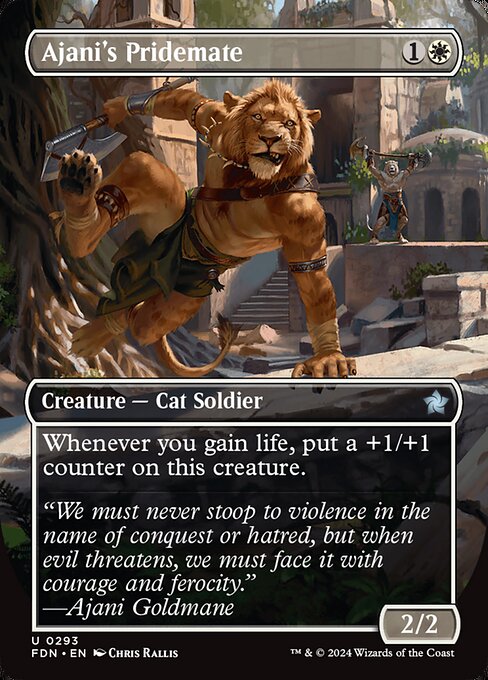 Ajani's Pridemate (293) [Foundations]