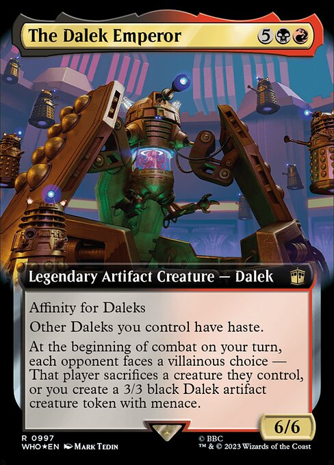 The Dalek Emperor (997) [Doctor Who] [Extended Art]