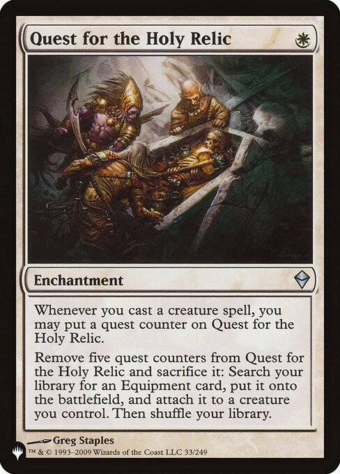 Quest for the Holy Relic (ZEN-33) [The List]