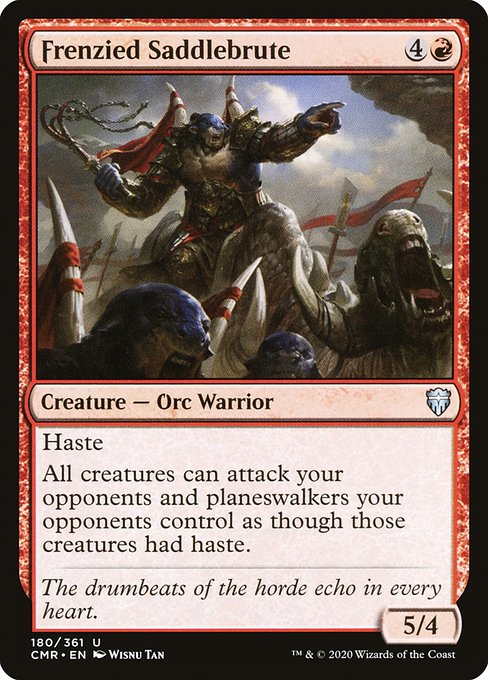 Frenzied Saddlebrute (180) [Commander Legends]
