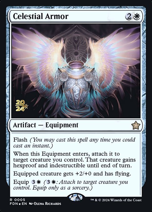 Celestial Armor (5s) [Foundations Promos]