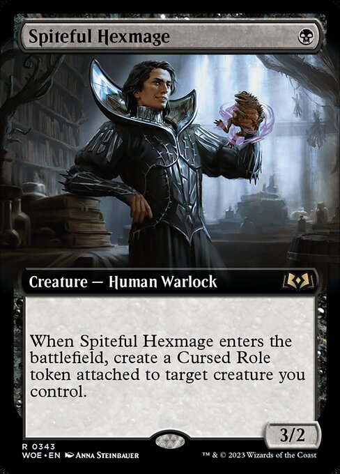 Spiteful Hexmage (343) [Wilds of Eldraine] [Extended Art]