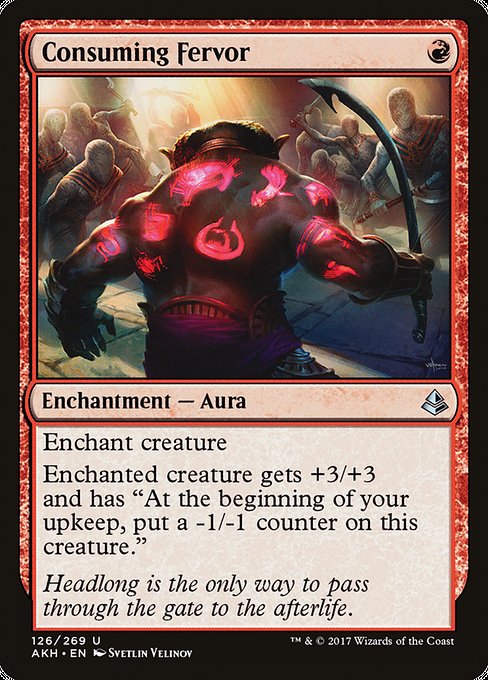 Consuming Fervor (126) [Amonkhet]