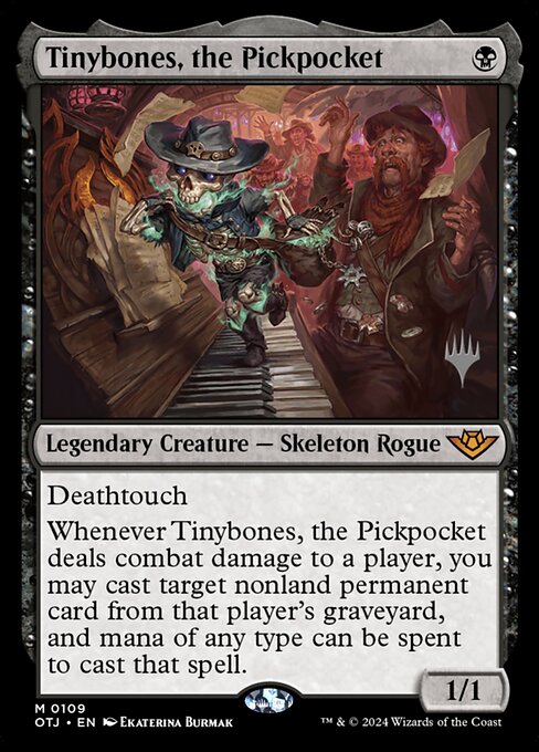 Tinybones, the Pickpocket (109p) [Outlaws of Thunder Junction Promos]