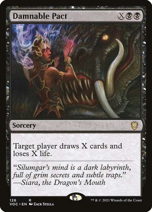 Damnable Pact (126) [Crimson Vow Commander]