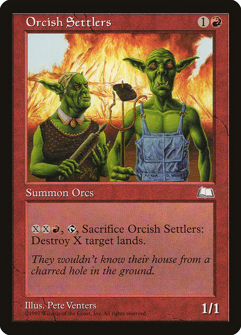 Orcish Settlers (112) [Weatherlight]