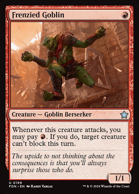 Frenzied Goblin (199) [Foundations]