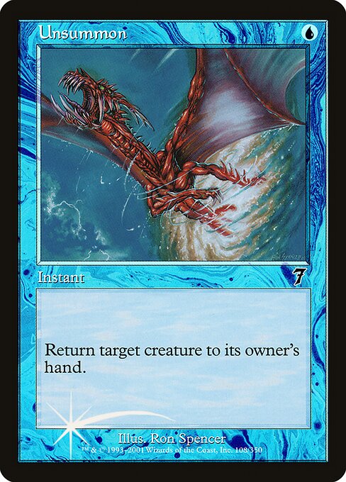 Unsummon (108★) [Seventh Edition]