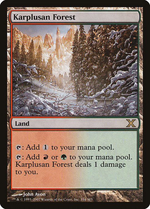 Karplusan Forest (354) [Tenth Edition]
