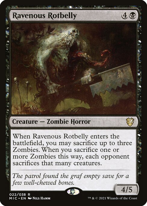 Ravenous Rotbelly (22) [Midnight Hunt Commander]