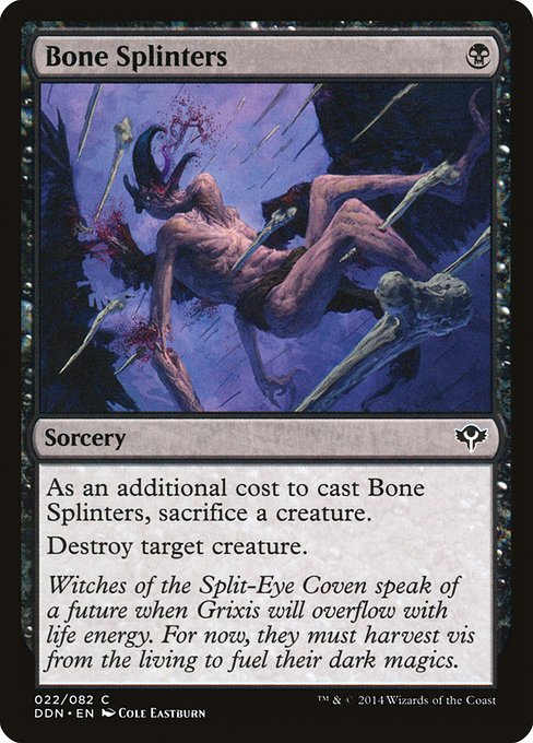 Bone Splinters (22) [Duel Decks: Speed vs. Cunning]
