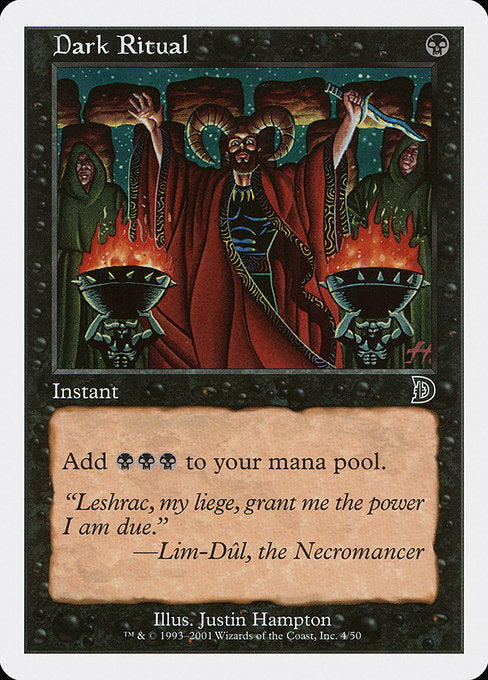 Dark Ritual (4) [Deckmasters]