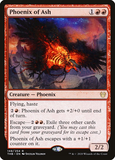 Phoenix of Ash (148p) [Theros Beyond Death Promos]