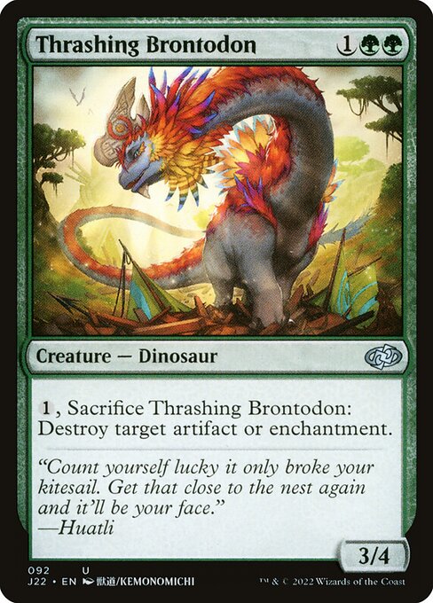 Thrashing Brontodon (92) [Jumpstart 2022]