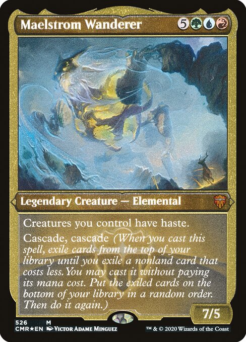 Maelstrom Wanderer (526) [Commander Legends] [Etched]