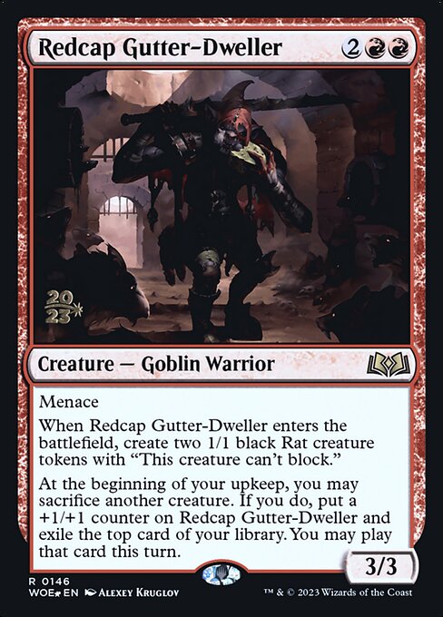 Redcap Gutter-Dweller (146s) [Wilds of Eldraine Promos]