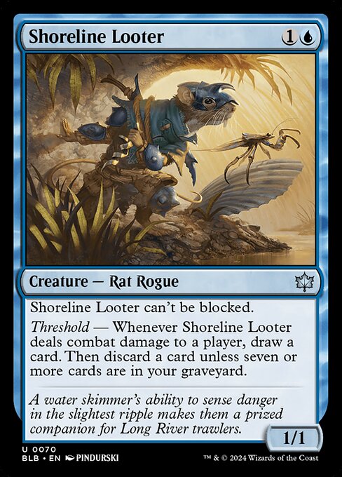 Shoreline Looter (70) [Bloomburrow]