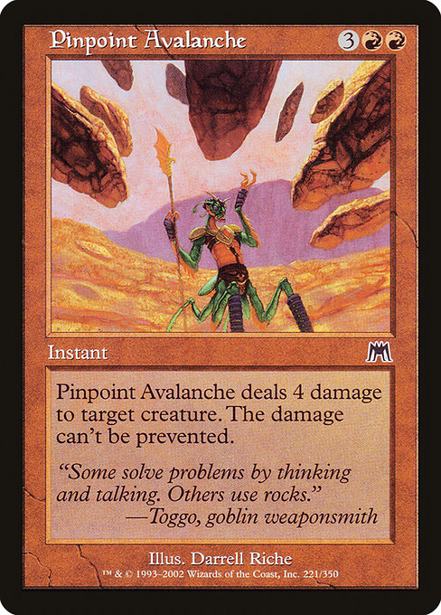 Pinpoint Avalanche (221) [Onslaught]