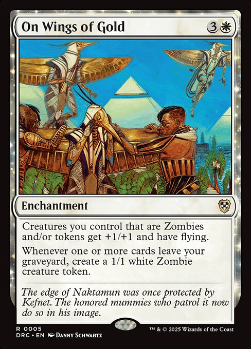 On Wings of Gold (5) [Aetherdrift Commander]