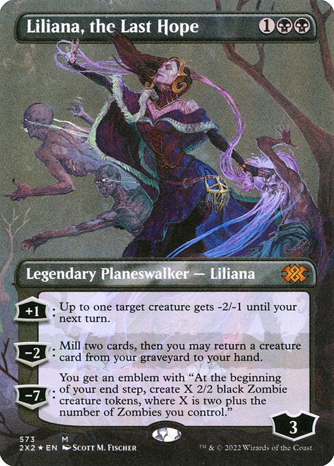 Liliana, the Last Hope (573) [Double Masters 2022] [Borderless]