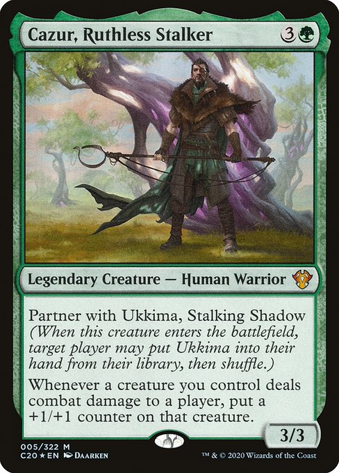 Cazur, Ruthless Stalker (5) [Commander 2020]