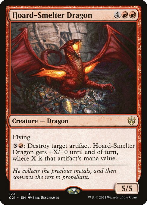 Hoard-Smelter Dragon (173) [Commander 2021]