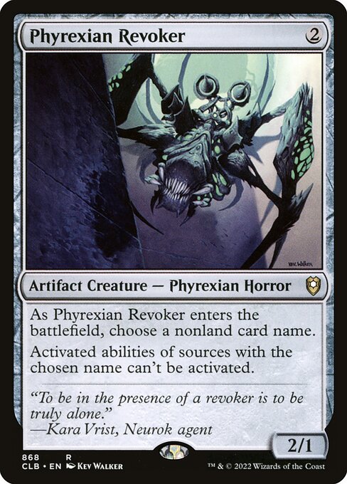 Phyrexian Revoker (868) [Commander Legends: Battle for Baldur's Gate]