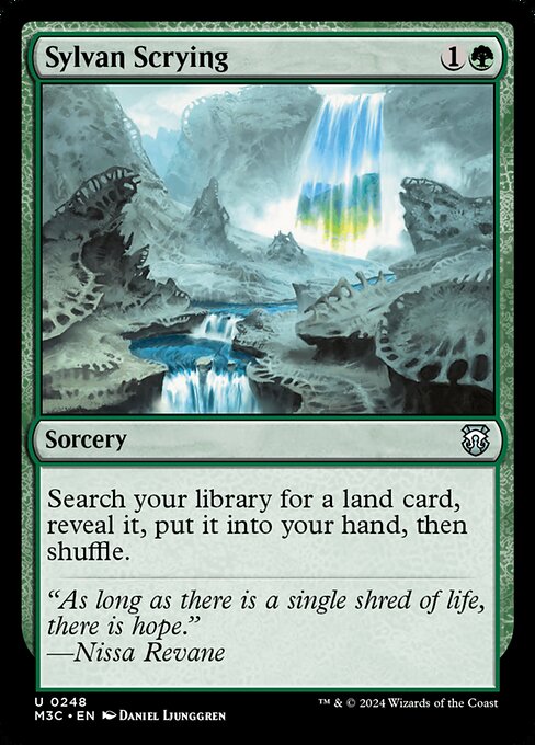 Sylvan Scrying (248) [Modern Horizons 3 Commander]