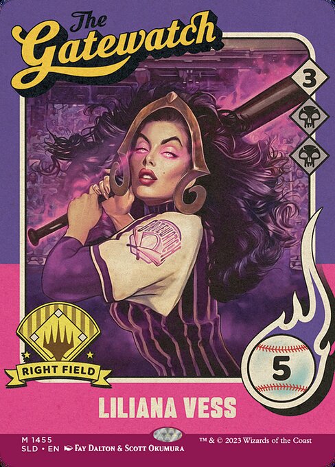 Liliana Vess // Liliana Vess (1455) [Secret Lair Drop] [Full Art, Borderless]