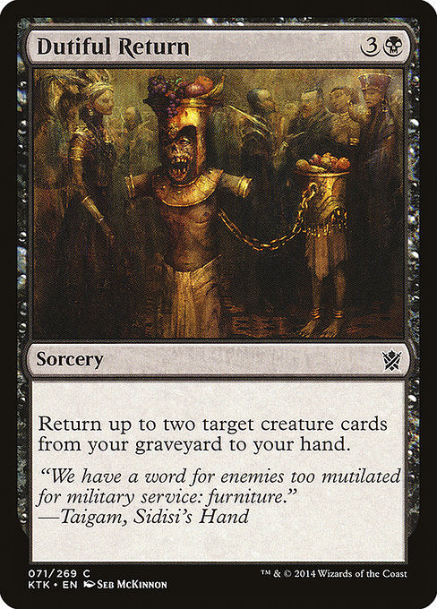 Dutiful Return (71) [Khans of Tarkir]