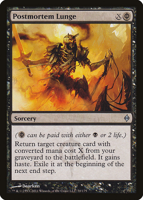 Postmortem Lunge (70) [New Phyrexia]