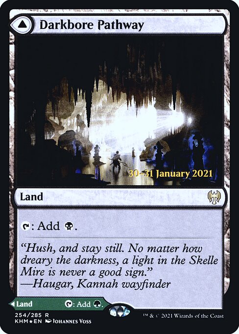 Darkbore Pathway // Slitherbore Pathway (254s) [Kaldheim Promos]