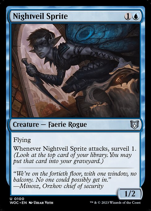 Nightveil Sprite (100) [Wilds of Eldraine Commander]