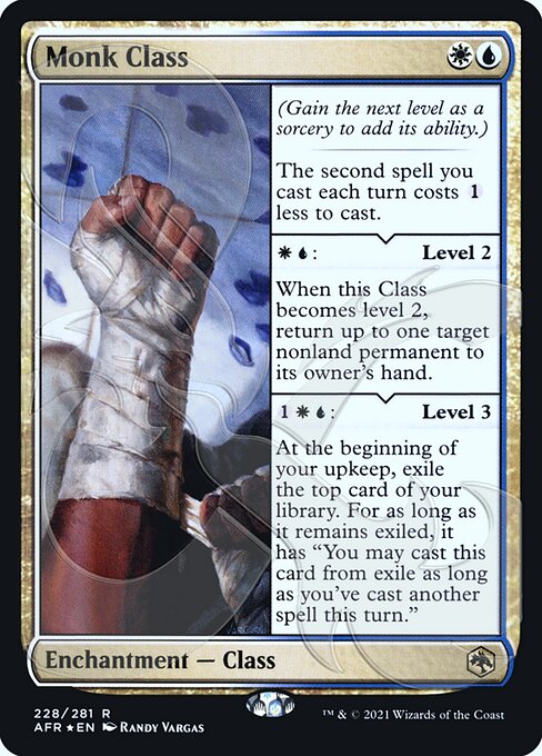 Monk Class (228a) [Adventures in the Forgotten Realms Promos]