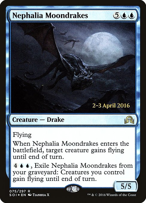 Nephalia Moondrakes (75s) [Shadows over Innistrad Promos]