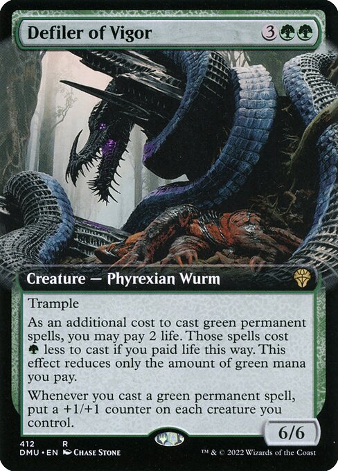 Defiler of Vigor (412) [Dominaria United] [Extended Art]