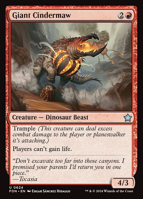 Giant Cindermaw (624) [Foundations]