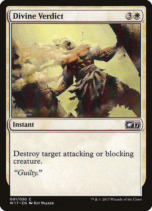 Divine Verdict (1) [Welcome Deck 2017]