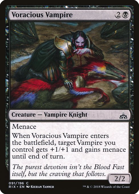 Voracious Vampire (91) [Rivals of Ixalan]