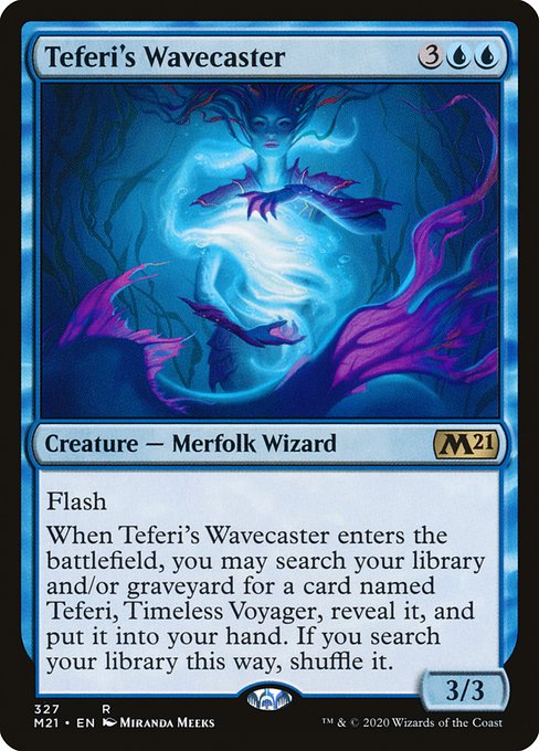 Teferi's Wavecaster (327) [Core Set 2021]