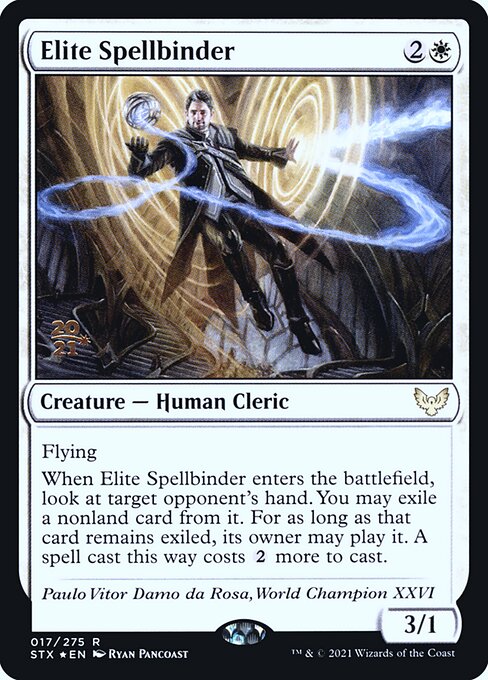Elite Spellbinder (17s) [Strixhaven: School of Mages Promos]