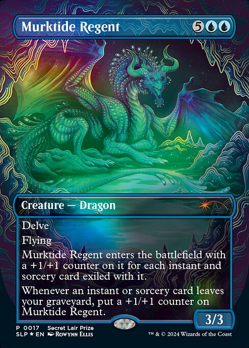 Murktide Regent (17) [Secret Lair Showdown] [Borderless]