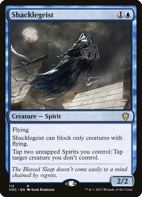 Shacklegeist (112) [Crimson Vow Commander]