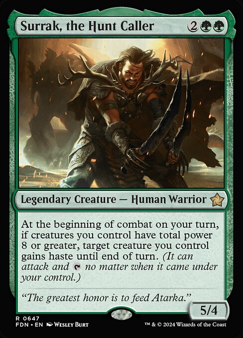 Surrak, the Hunt Caller (647) [Foundations]